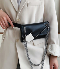 Chic Women's Crossbody Bag with Adjustable Chain Strap