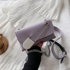 Chic Women's Crossbody Bag with Adjustable Chain Strap