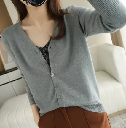 Chic Button Up Cardigan in Multiple Shades