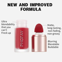 PHOFAY Matte Liquid Blush - Long-lasting & Non-greasy