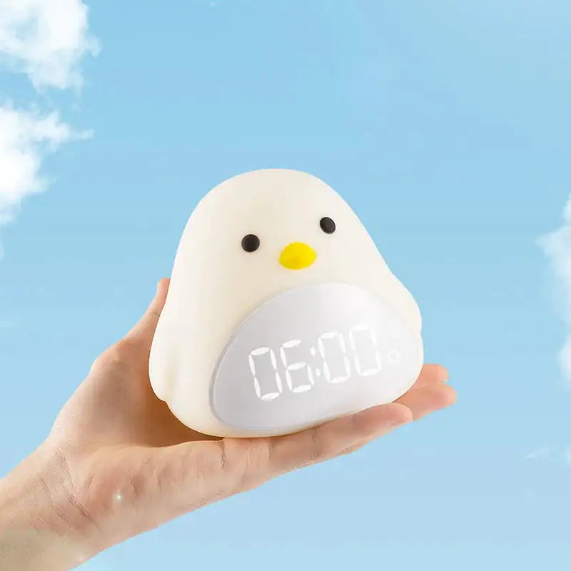 Charming Bird Night Light & Alarm Clock - Multifunctional Digital Clock