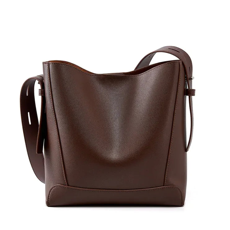 Chic Genuine Leather Shoulder Bag in Various Colors