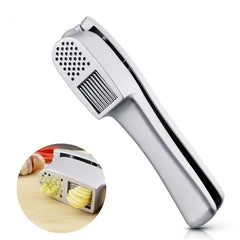 Dual-Function Garlic Press Mincer & Slicer - Kitchen Gadget