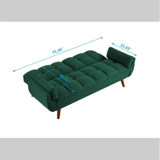 Elegant Green Linen Fabric Sofa for Modern Homes