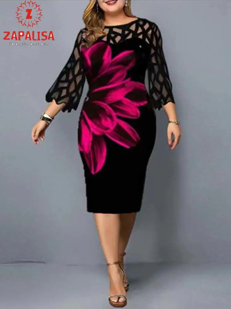 Chic Plus Size Dress – Capture Grace & Poise