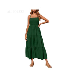 Elegant Multi-Layer Chiffon Swing Dress - Various Colors