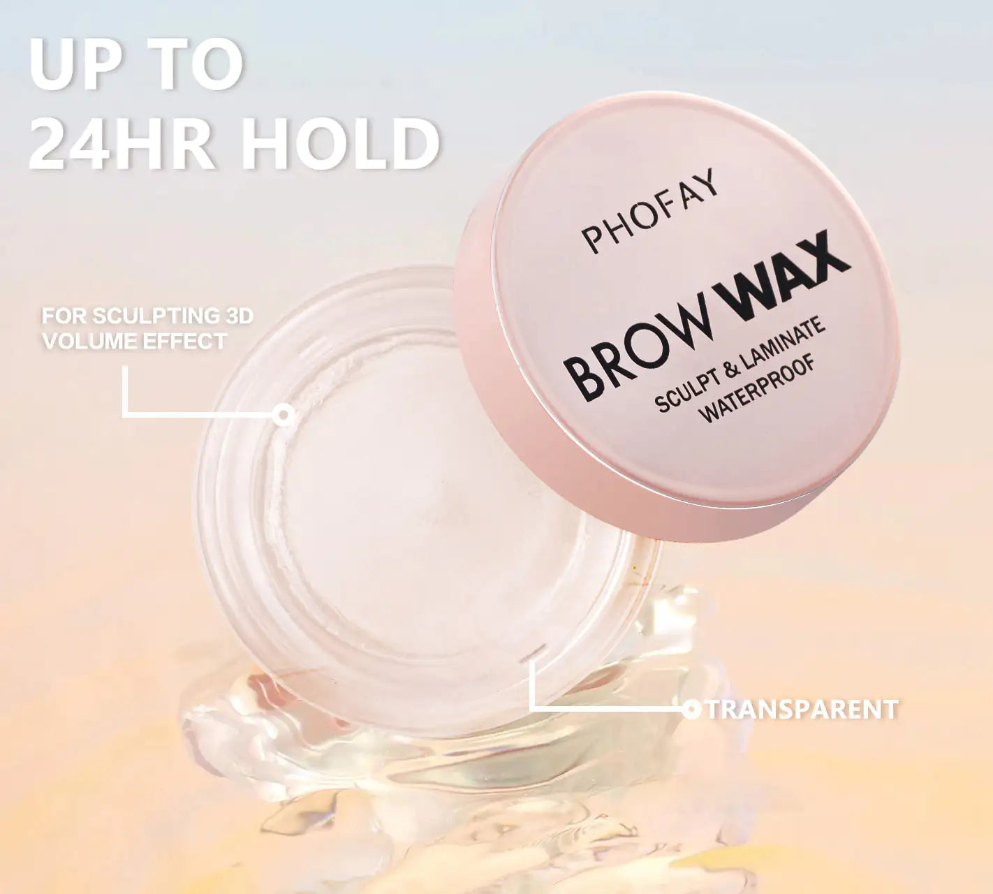 Long-lasting Waterproof Eyebrow Sculpting Wax - 7g