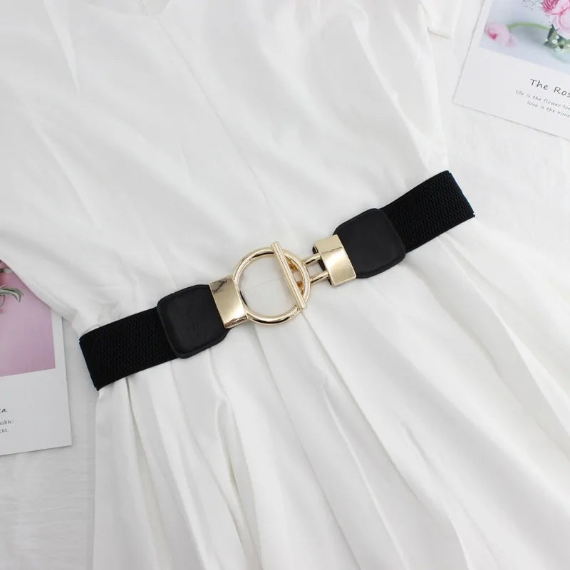 Chic Elastic Ladies Dress Belts - Enhance Any Outfit