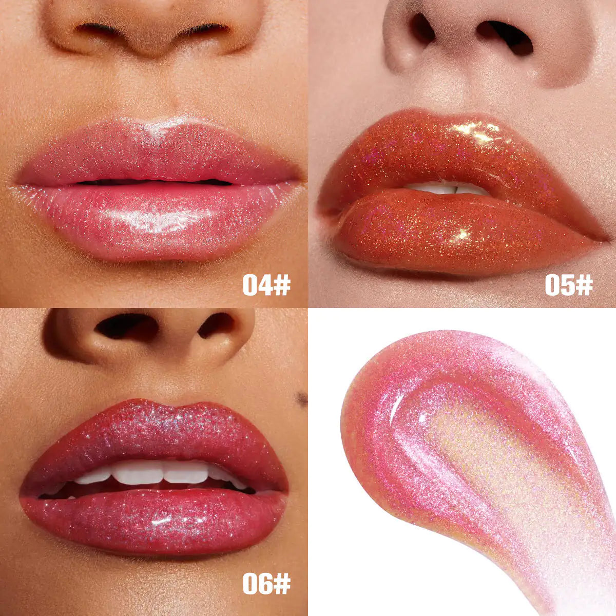 PHOFAY Moisturizing Shimmer Lip Gloss - Pure Glamour