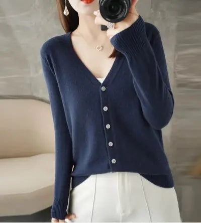 Chic Button Up Cardigan in Multiple Shades