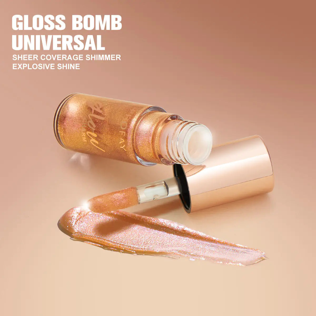 PHOFAY Moisturizing Shimmer Lip Gloss - Pure Glamour