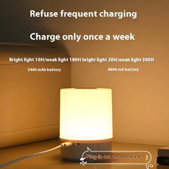 Touch Control Night Lamp - Soft, Rechargeable & Portable