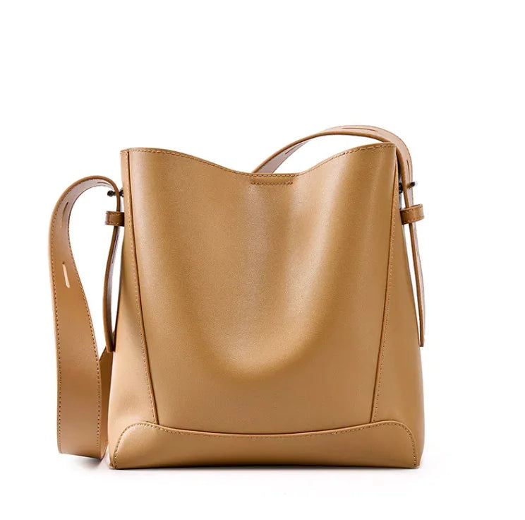 Chic Genuine Leather Shoulder Bag in Various Colors