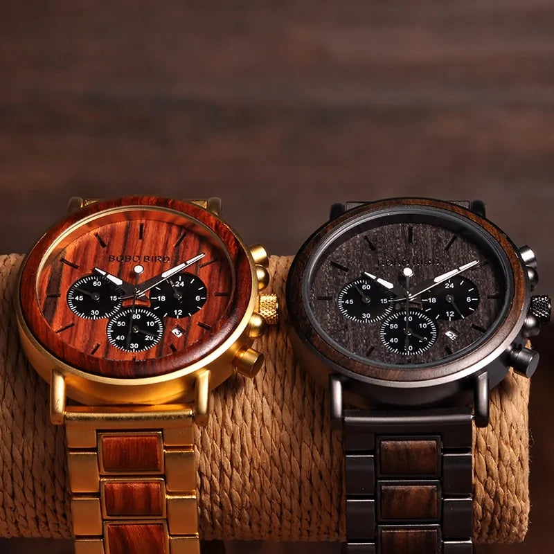 Eco-Friendly Luxury Wooden Wristwatch