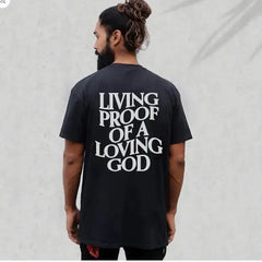 Unisex Casual Letter Print Short Sleeve T-Shirt