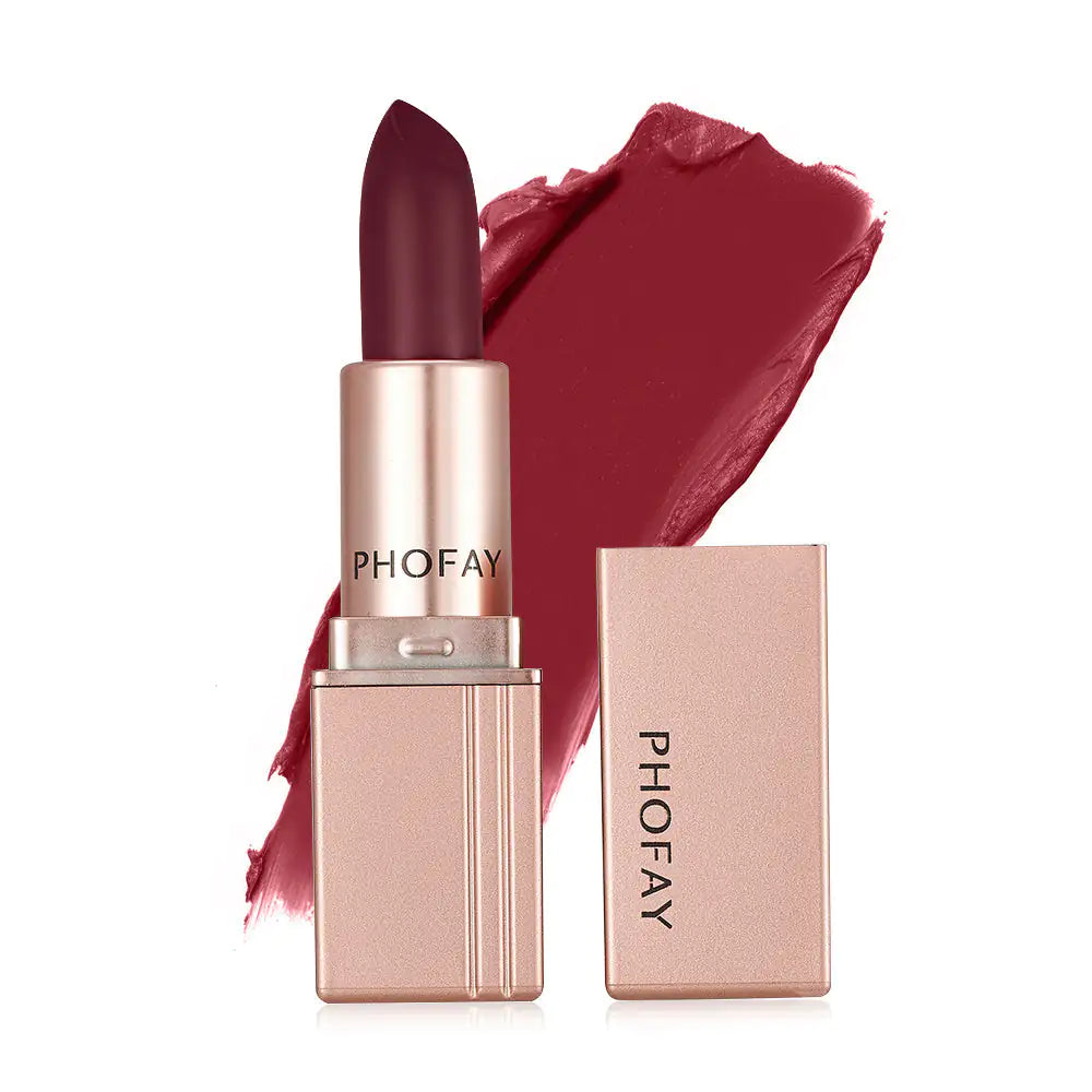 PHOFAY Matte Lipstick - Long-lasting & Waterproof