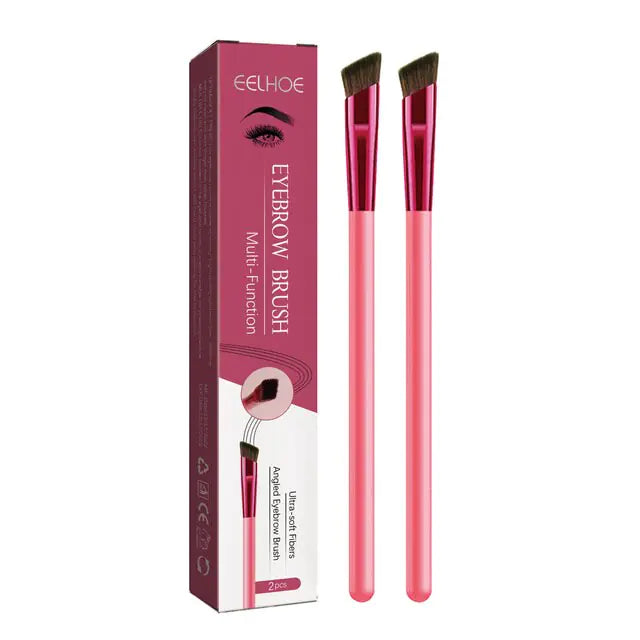 Precision Angled Eyebrow Brush Set for Flawless Brows