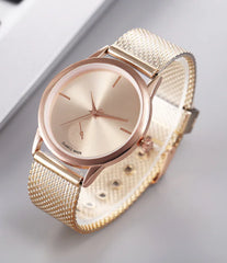 Elegant Rose Gold Fashion Watch - Perfectly Versatile