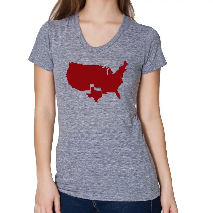 Premium Women's Fine Cotton Tee – Eco-friendly & USA Made