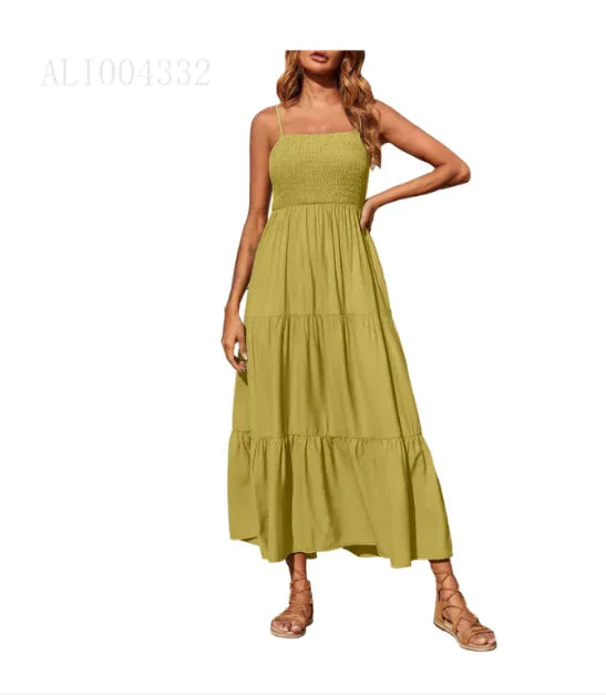 Elegant Multi-Layer Chiffon Swing Dress - Various Colors