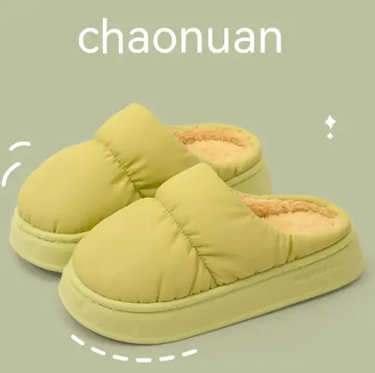 Luxurious Cotton Plush Indoor/Outdoor Slippers