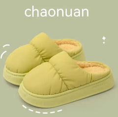 Luxurious Cotton Plush Indoor/Outdoor Slippers