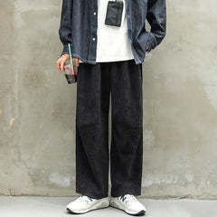 Men's Corduroy Casual Pants - Loose Fit