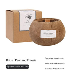 Luxurious Coconut Scented Candle in Gift Box