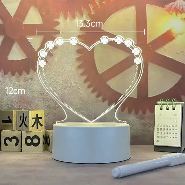 Creative Writable Night Light - Illuminate & Personalize