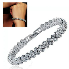 Luxury Roman Crystal Bracelet - Elegant and Timeless