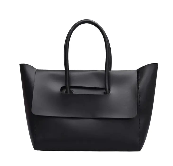 Elegant Women's PU Leather Shoulder Bag - Large Capacity & Stylish
