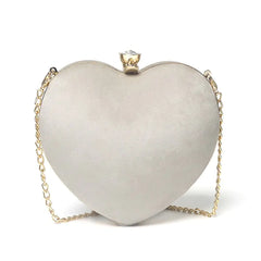 Chic Heart-Shaped Crossbody Handbag - Multi-Color Options