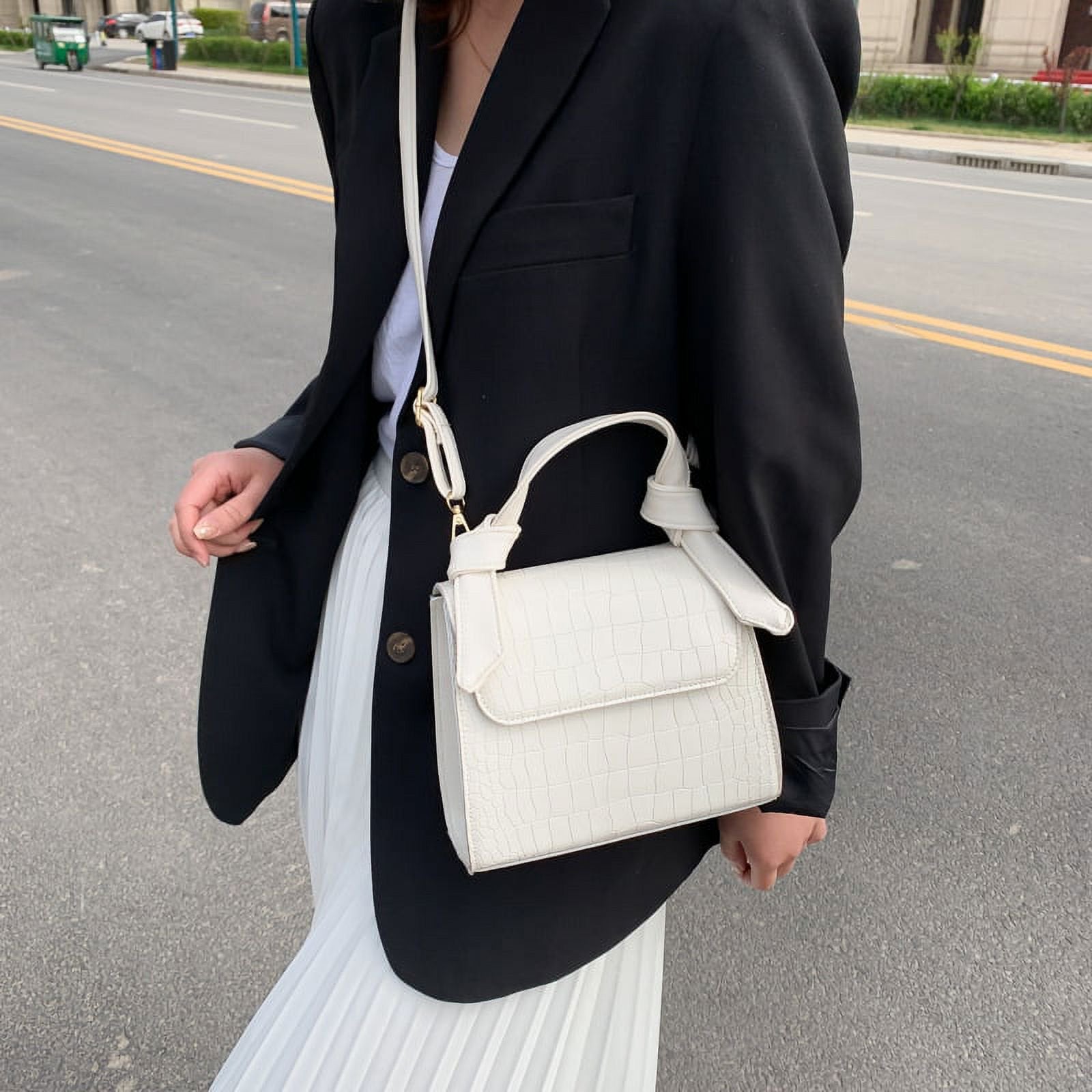 Trendy Crocodile Pattern Mini Shoulder Bag