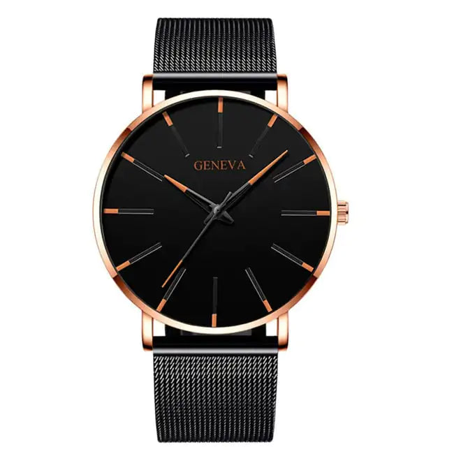 Elegant Minimalist Stainless Steel Watch