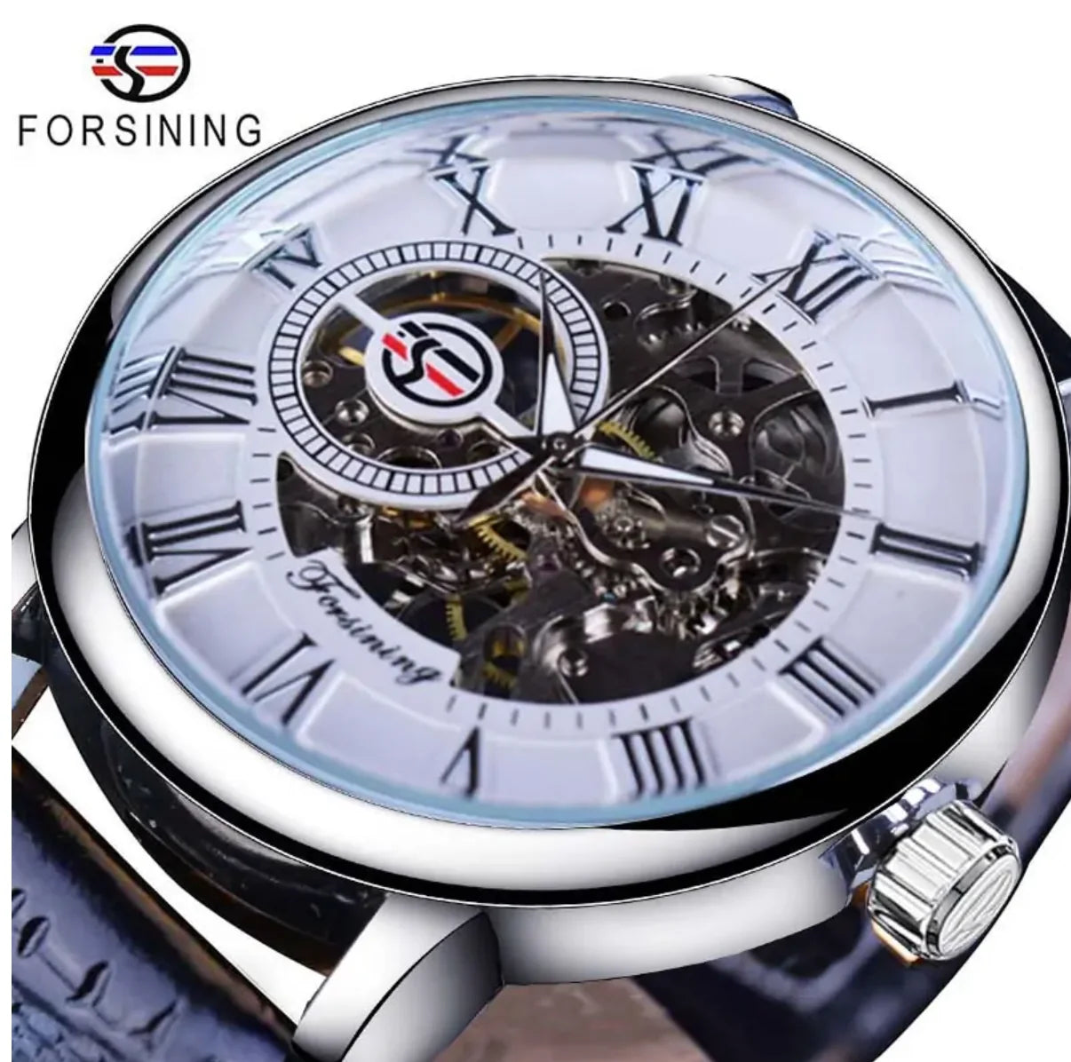 Luxury Men's Skeleton Dial Watch