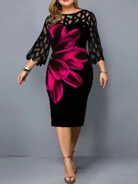 Chic Plus Size Dress – Capture Grace & Poise