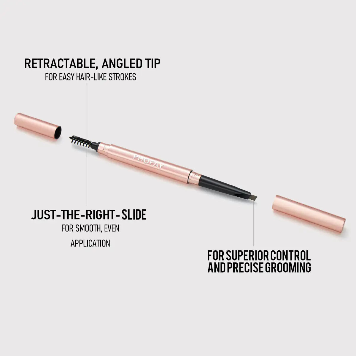 PHOFAY Dual-End Waterproof Eyebrow Pencil - Cultivate Full Brows