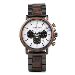 BOBO BIRD Men's Wooden Chronograph Watch - Luxury & Style