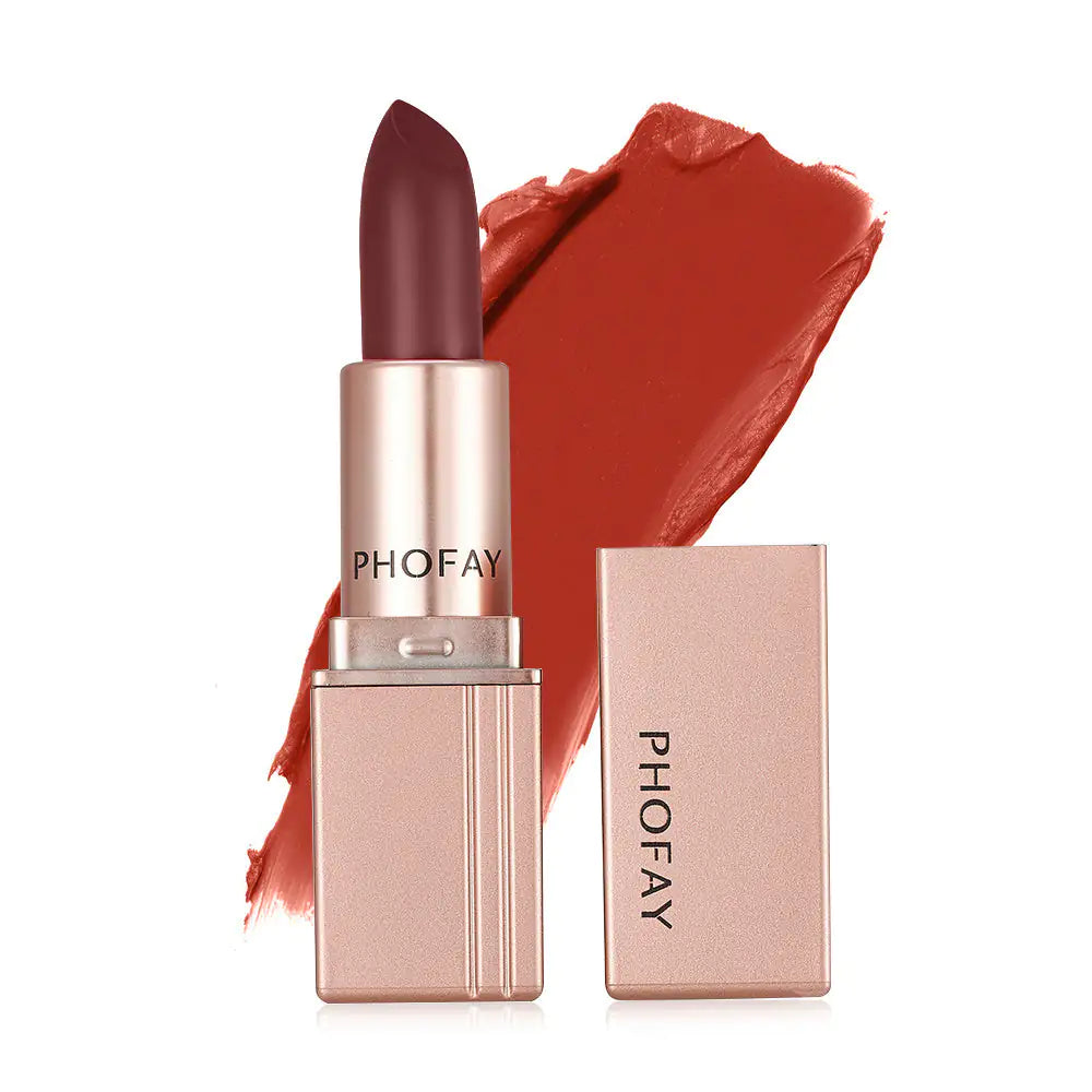 PHOFAY Matte Lipstick - Long-lasting & Waterproof