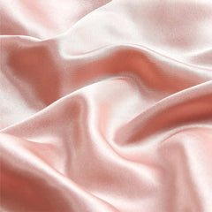 Luxury Coral Satin Silk Pillowcase Set of 2