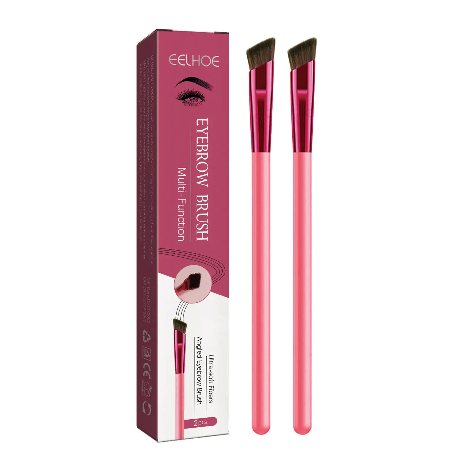 Precision Angled Eyebrow Brush Set for Flawless Brows