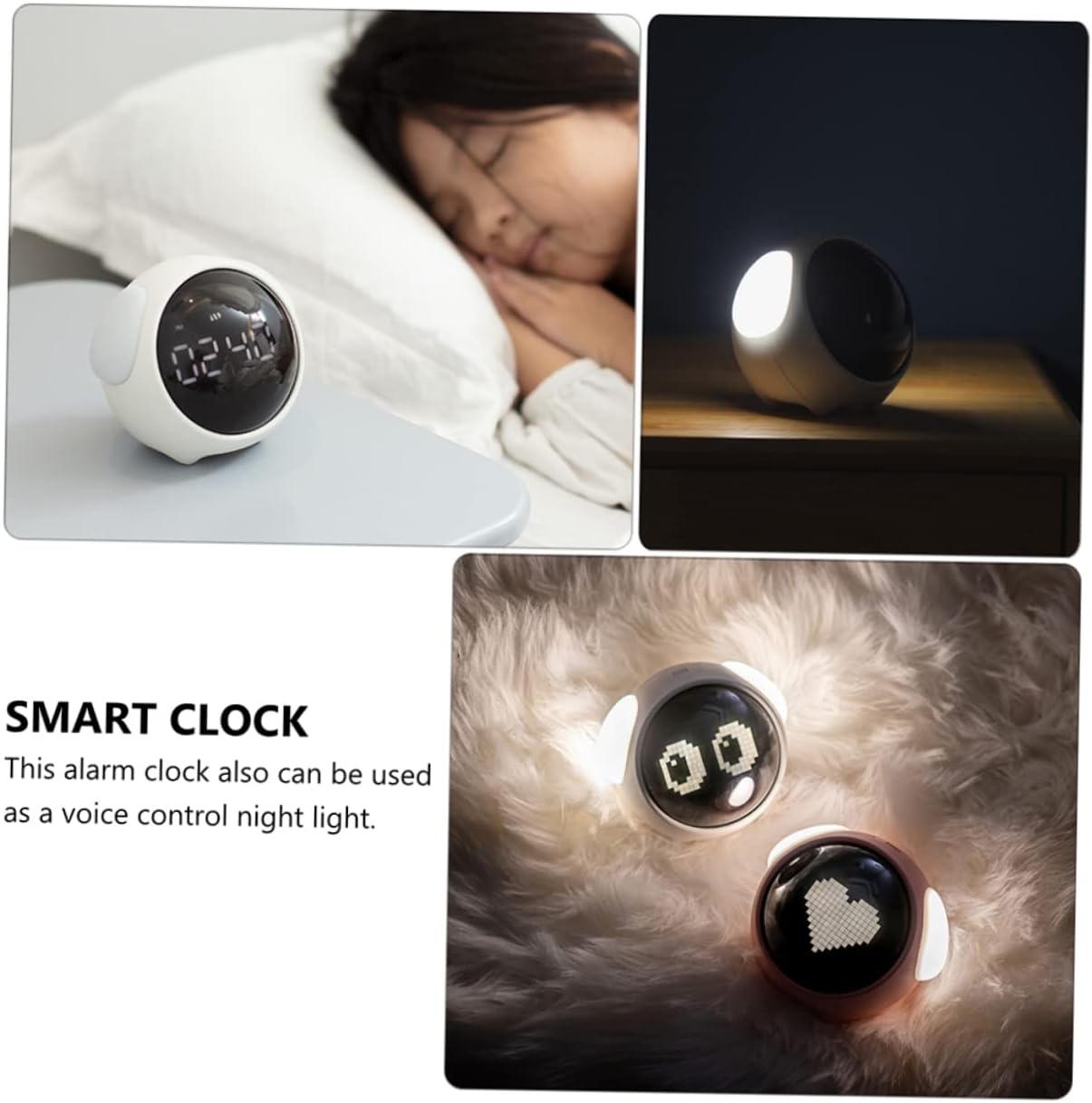 Expression LED Alarm Clock – Compact & Versatile