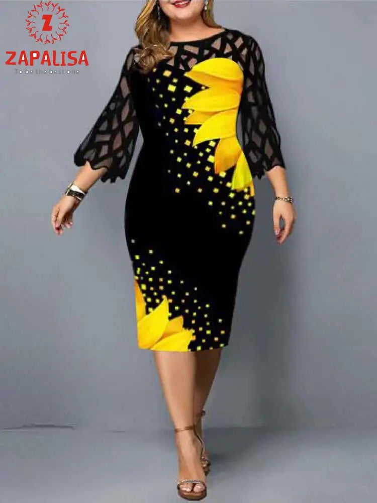 Chic Plus Size Dress – Capture Grace & Poise