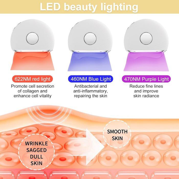 Hot & Cold Microcurrent Facial Rejuvenator - EMS Gua Sha