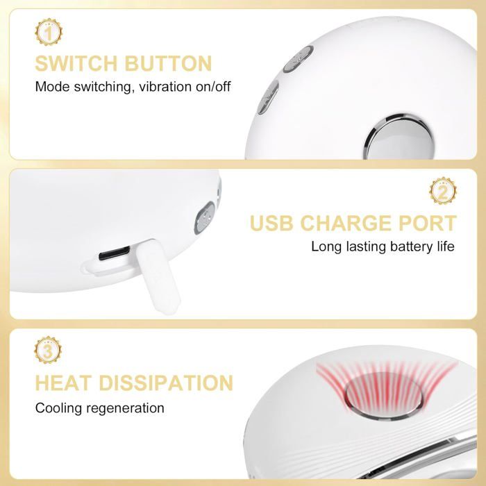 Hot & Cold Microcurrent Facial Rejuvenator - EMS Gua Sha