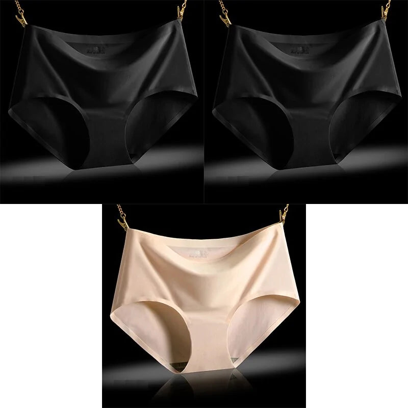 Luxurious Silk Seamless Low-Waist Panties