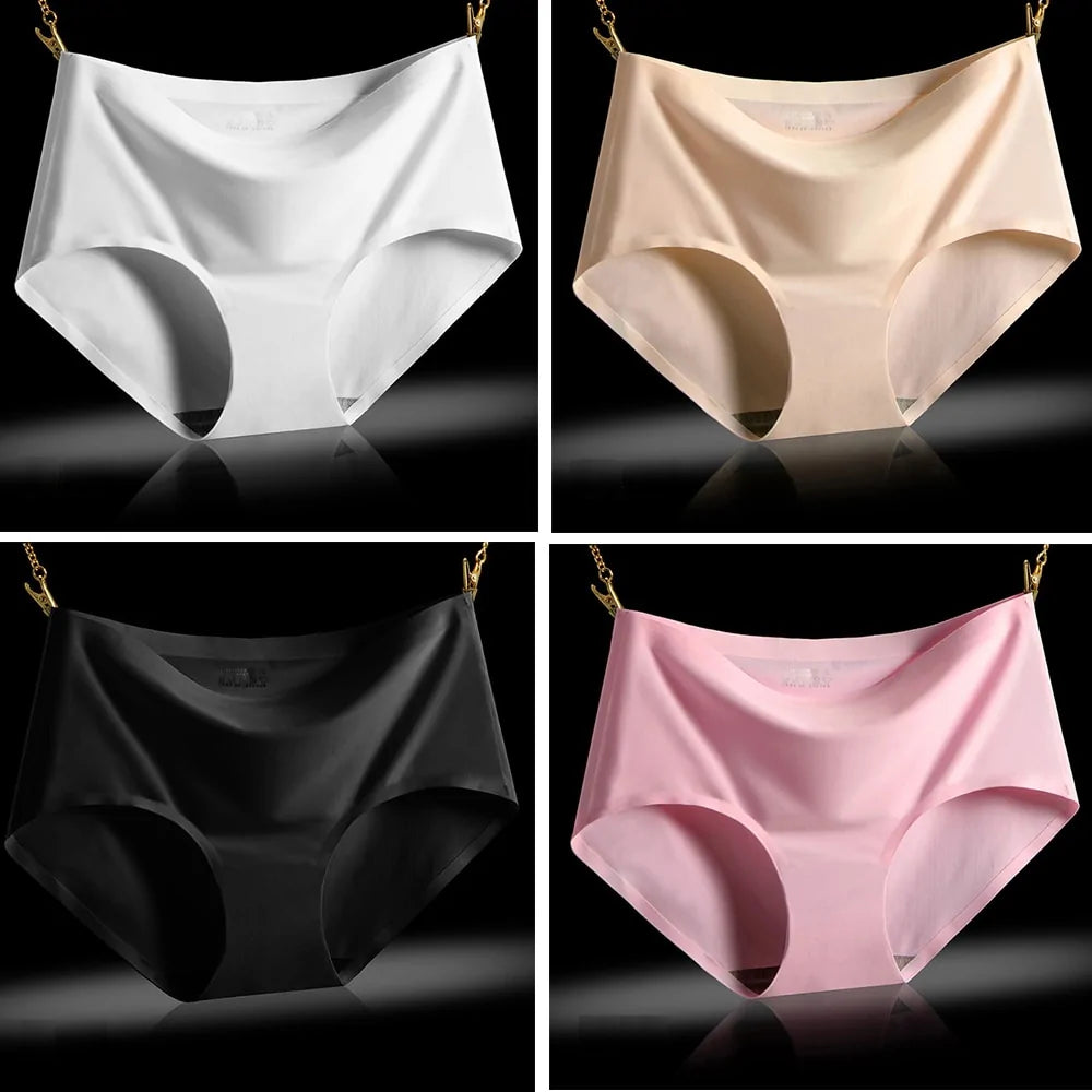 Luxurious Silk Seamless Low-Waist Panties