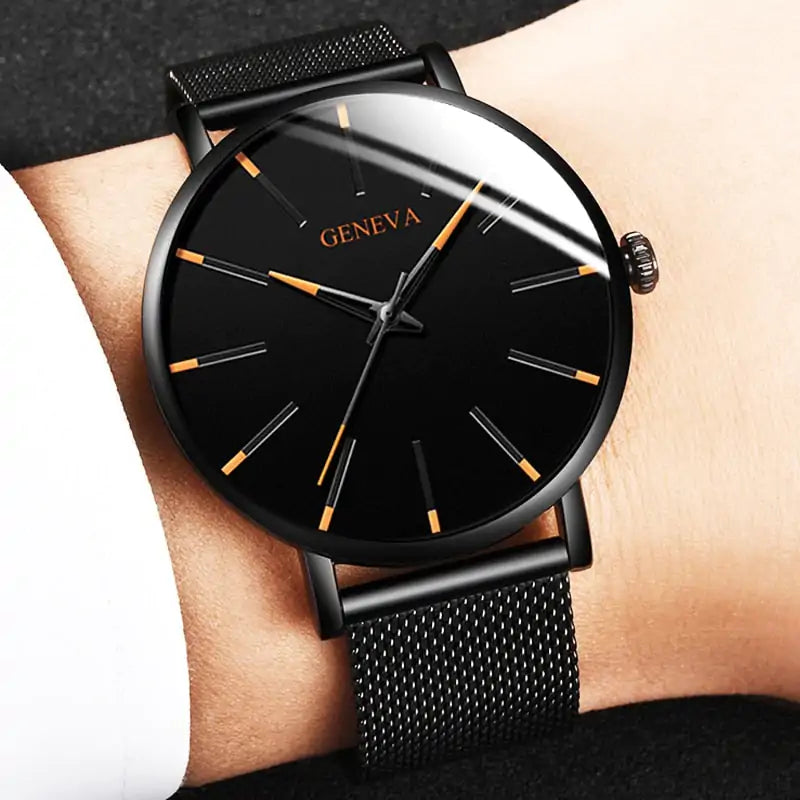 Elegant Minimalist Stainless Steel Watch