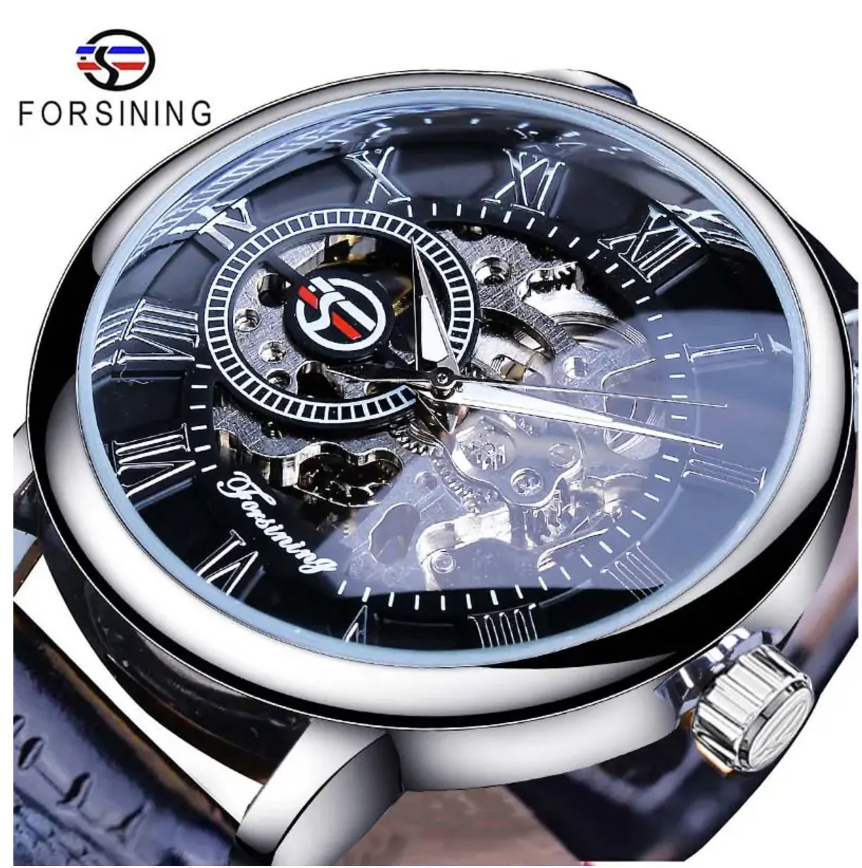 Luxury Men's Skeleton Dial Watch