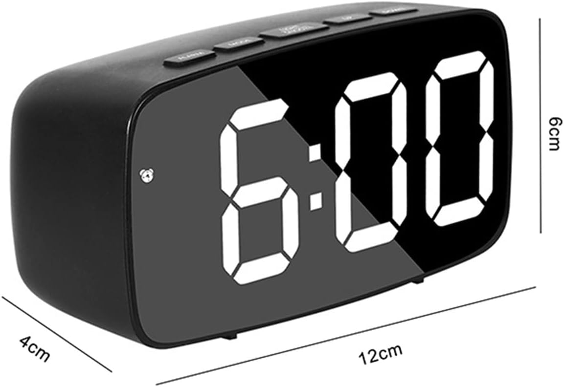 Stylish LED Mirror Alarm Clock – Modern Decor Essential